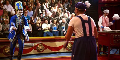 Mooky the Clown and Mr Boo at the Blackpool Tower Circus